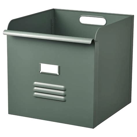 ikea galvanized metal box|ikea folding boxes.